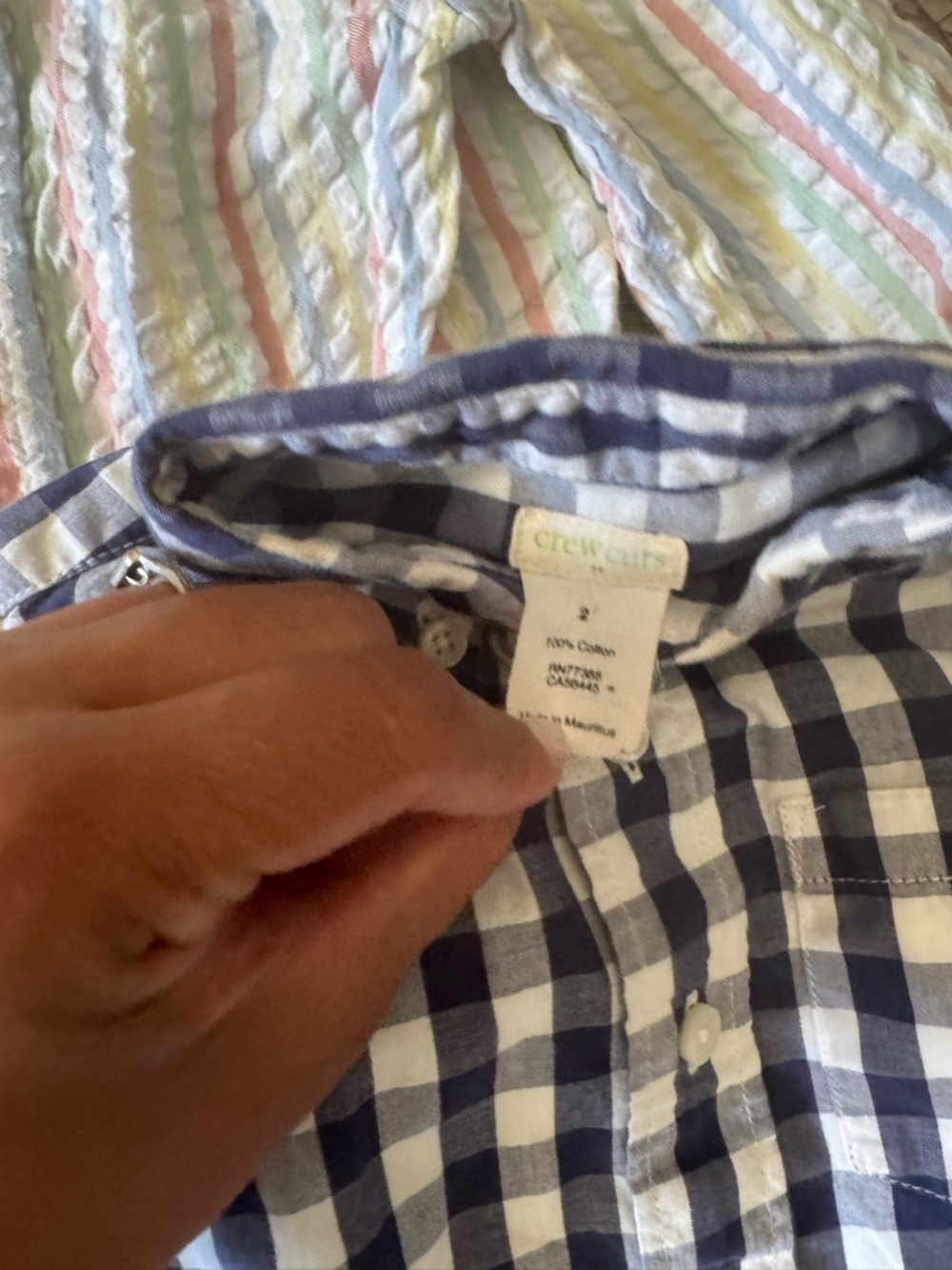 Boys 2T Button Down Shirt Bundle | Preppy Classic Styles | Crewcuts, Carter’s - Picture 6 of 6